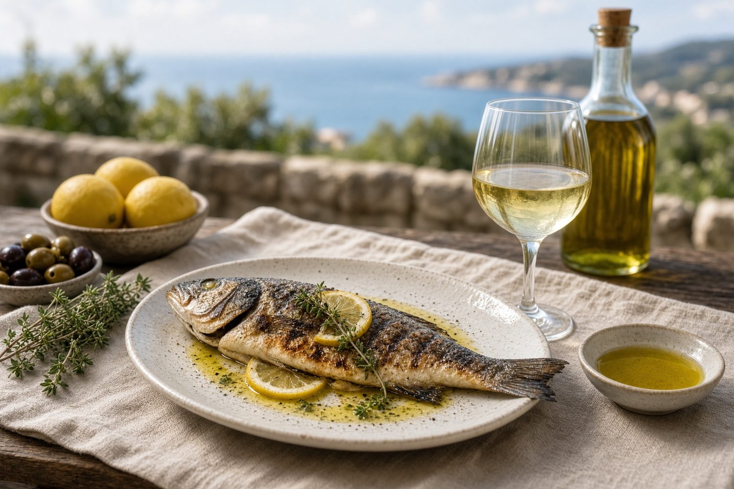 Pesce e piatti della cucina istriana